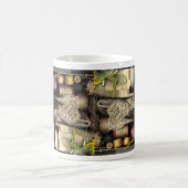 刺繍箱のマグ コーヒーマグカップ (中央)