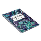 刺繍糸工芸品 ノートブック (右側)