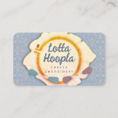 刺繍糸裁縫クラフトショー 名刺 (正面)