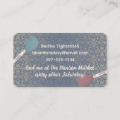 刺繍糸裁縫クラフトショー 名刺 (裏面)