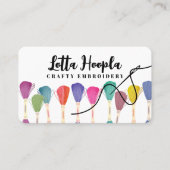 刺繍糸裁縫針クラフトショー 名刺 (正面)