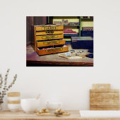 刺繍糸 ポスター (キッチン)