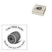 刺繍縫いテンプレートスモールビジネス ラバースタンプ (押印)