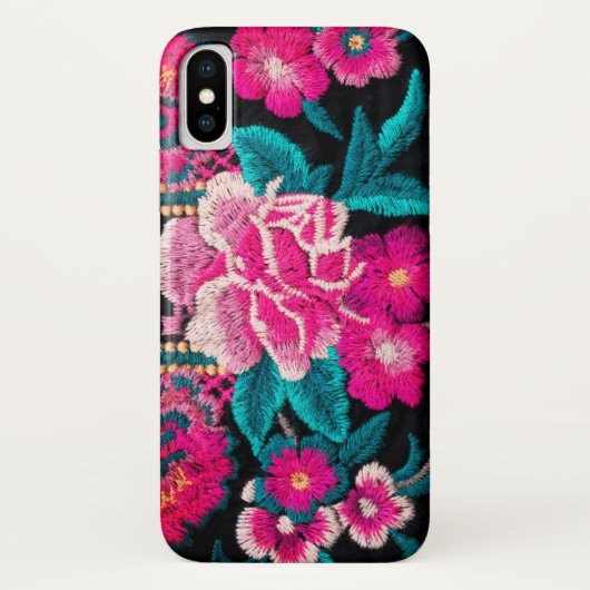 刺繍花タペストリー Case-Mate iPhoneケース (裏面)