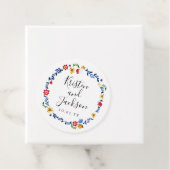 刺繍花模様結婚ズ フェイバータグ (インサイチュ)