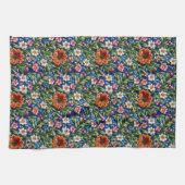 刺繍花 キッチンタオル (横)