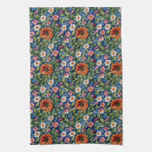 刺繍花 キッチンタオル (縦)