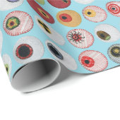 刺繍虹の眼球 ラッピングペーパー (ロールコーナー)