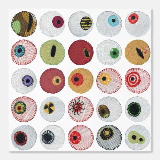 刺繍虹の眼球 壁紙 (正面)