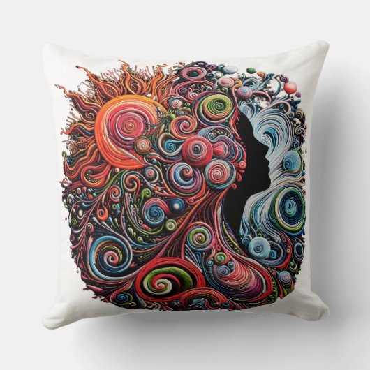 刺繍調和 クッション (裏面)