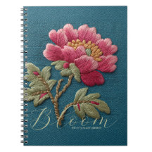 刺繍風フラワーブルーム