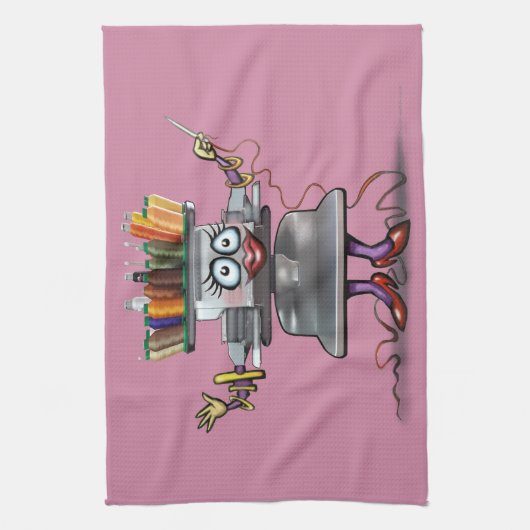 刺繍 キッチンタオル (縦)