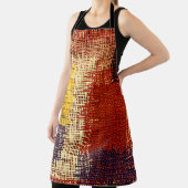 刺繍 – シームレスなオーナメント。色付きの線 エプロン (インサイチュ)