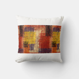 刺繍 – シームレスなオーナメント。色付きの線 クッション