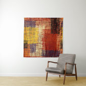 刺繍 – シームレスなオーナメント。色付きの線 タペストリー (インサイチュ)