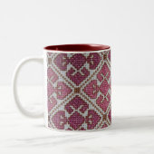 刺繍 ツートーンマグカップ (左)