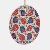 刺繍，トルコ語（テキスタイル） セラミックオーナメント (右)