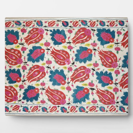 刺繍，トルコ語（テキスタイル） フォトプラーク (正面)