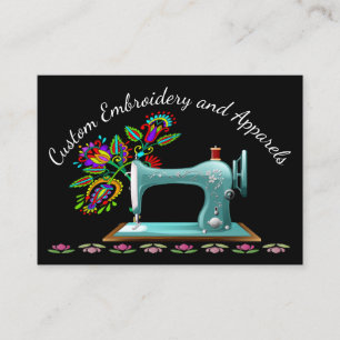 刺繍 – ファッション- Seamstress Business Card 名刺