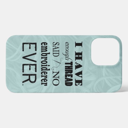 刺繍 – 不十分な糸の工芸品iPhoneケース iPhoneケース (裏面横)