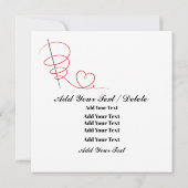 刺繍 招待状 (裏面)