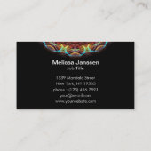 刺繍-曼荼羅 名刺 (裏面)