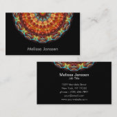 刺繍-曼荼羅 名刺 (正面/裏面)