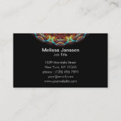 刺繍-曼荼羅 名刺 (裏面)