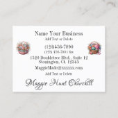 刺繍/裁縫/シーストレス 名刺 (裏面)