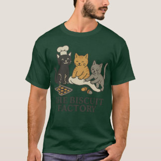 刺繍The Biscuit Factory Tシャツ