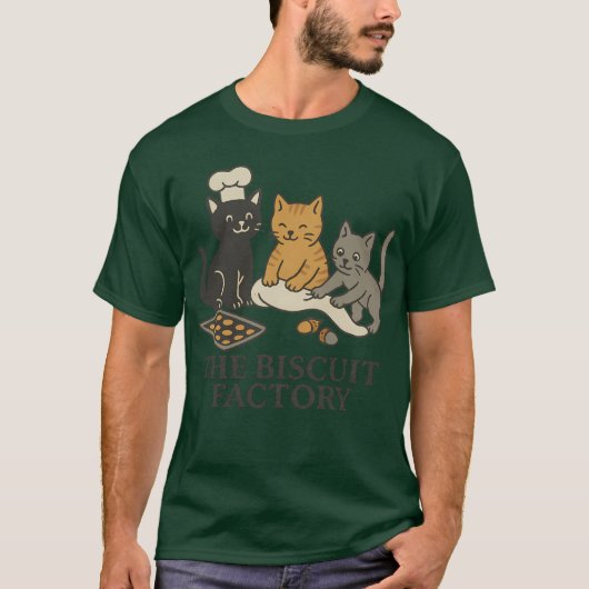 刺繍The Biscuit Factory Tシャツ (正面)