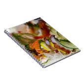 刺身さけ魚の魚介類日本の ノートブック (右側)