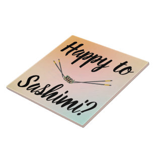 刺身に幸せ？セラミックタイル タイル