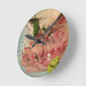 刺身刺身 ラウンド壁時計 (傾斜)