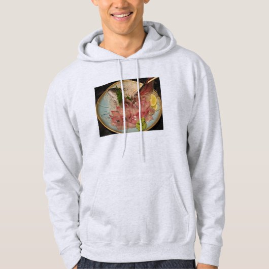 刺身刺身...食日本の品 パーカ (正面)