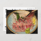 刺身刺身...食日本の品 ポストカード (正面/裏面)