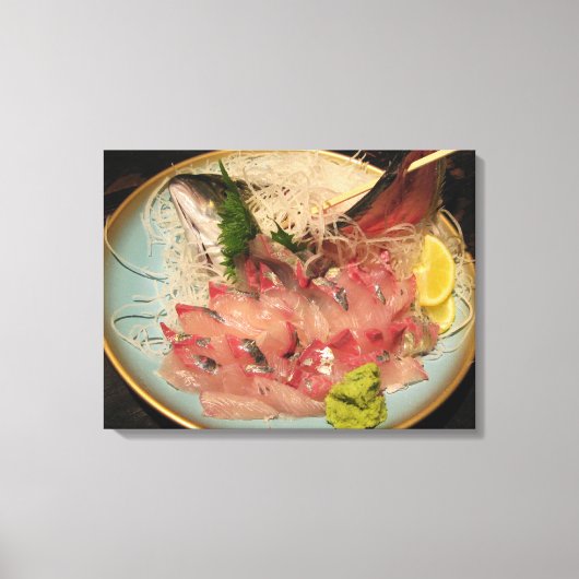 刺身 Sashimi キャンバスプリント (正面)