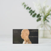 刺鍼術のプロフィール 名刺 (スタンド正面)