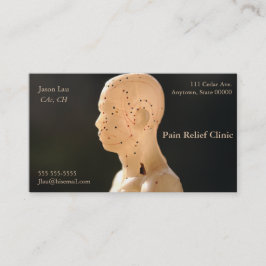 刺鍼術のプロフィール 名刺