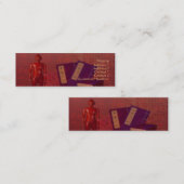 刺鍼術の名刺 スキニー名刺 (正面/裏面)