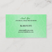 刺鍼術の名刺 名刺 (裏面)