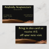 刺鍼術の名刺 名刺 (正面/裏面)