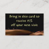 刺鍼術の名刺 名刺 (裏面)