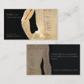 刺鍼術の背部 名刺 (正面/裏面)