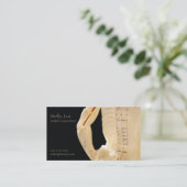 刺鍼術の背部 名刺 (スタンド正面)