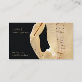 刺鍼術の背部 名刺