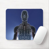 刺鍼術ポイントの軽い地図 マウスパッド (マウス)