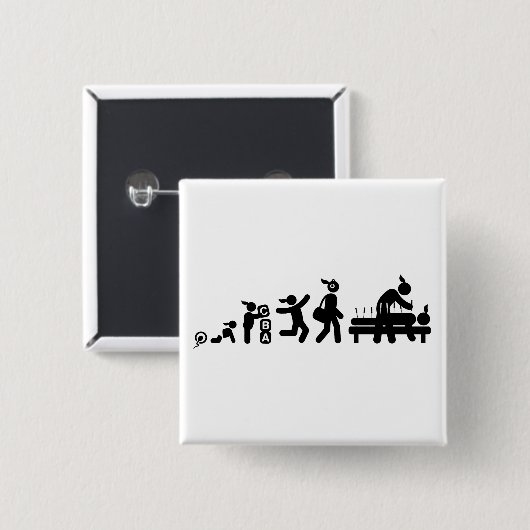 刺鍼術 缶バッジ (正面&裏面)