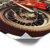 刺青されたアメリカのピンアップ ポスター (角)