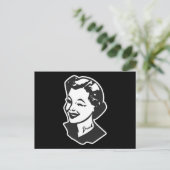 刺青された主婦 – 飲 ポストカード (スタンド正面)